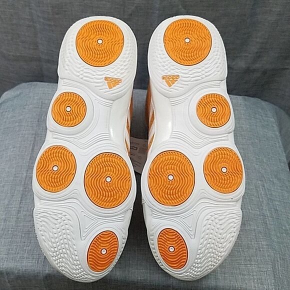 Adidas Adipure LIMITED Men\'s  Basketball Sneakers - Orange / white GS, SZ 14 main image 4